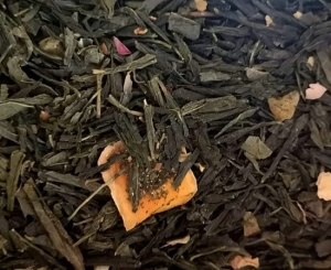 Sencha Mangobella - zielona herbata z mango i słodkim aromatem mirabelek